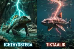 Ichthyostega vs Tiktaalik — AI character avatar